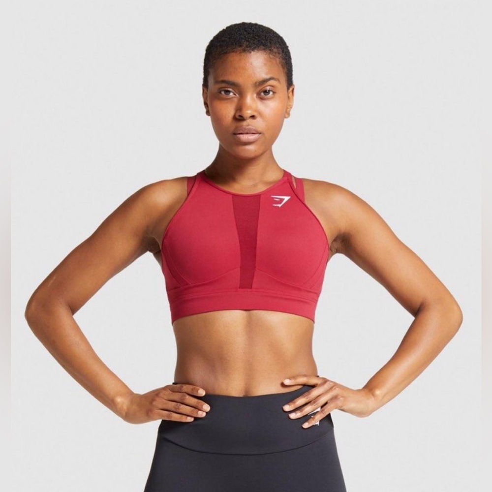 Gymshark Mesh Neckline Sports Bra